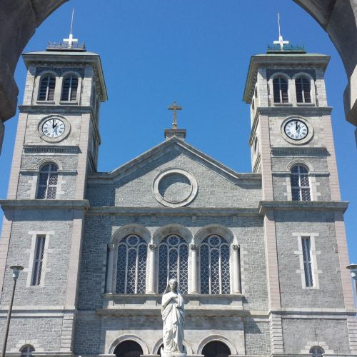 Touring the Basilica as it was being conceived and constructed