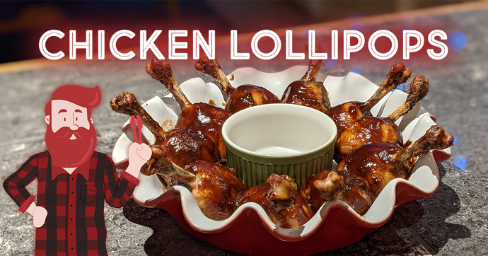 BBQ Chicken Lollipops