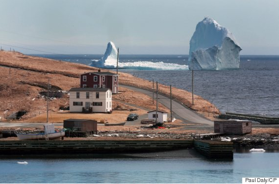 Massive Icebergs Spotted Along Newfoundland's Coast (Via Huffington Post)