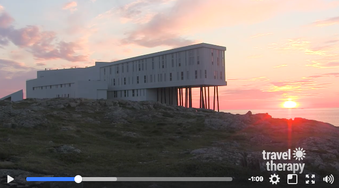 Fogo Island Inn and Come From Away (via Travel Therapy)