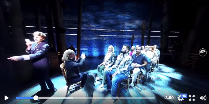 Step on this Broadway stage for a 360° view of “Come From Away.” (via NBC)