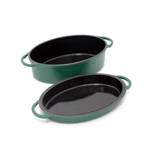 Load image into Gallery viewer, Big Green Egg Enameled Oval 5.2L Dutch Oven