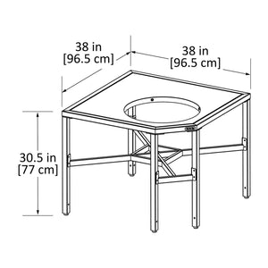 Big Green Egg Modular Nest Corner Unit