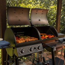 Load image into Gallery viewer, Canyon Combo DLX Charcoal/Gas Smoker &amp; Grill
