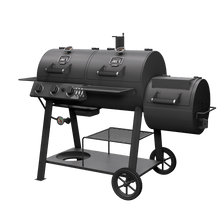 Load image into Gallery viewer, Canyon Combo DLX Charcoal/Gas Smoker &amp; Grill