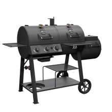 Load image into Gallery viewer, Canyon Combo DLX Charcoal/Gas Smoker &amp; Grill