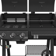 Load image into Gallery viewer, Canyon Combo DLX Charcoal/Gas Smoker &amp; Grill