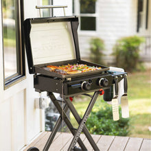 Load image into Gallery viewer, Charbroil 22" Performance Series Folding Cart 2 Burner Portable Propane Gas Griddle