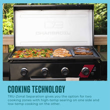 Load image into Gallery viewer, Charbroil 36" Performance Series Deluxe 4 Burner Gas Griddle with Cart