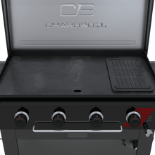 Load image into Gallery viewer, Charbroil 36" Performance Series Deluxe 4 Burner Gas Griddle with Cart