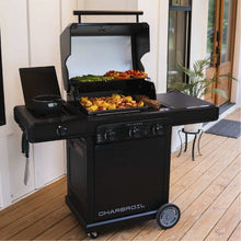 Load image into Gallery viewer, Charbroil Pro Series 3-Burner Gas Grill and Griddle with Side Burner