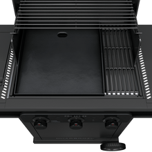 Load image into Gallery viewer, Charbroil Pro Series 3-Burner Gas Grill and Griddle with Side Burner