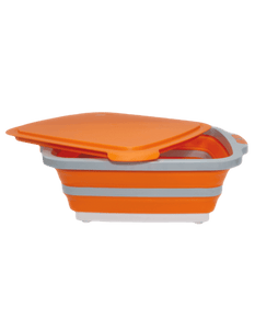 Orange Drip EZ BBQ Prep Tub
