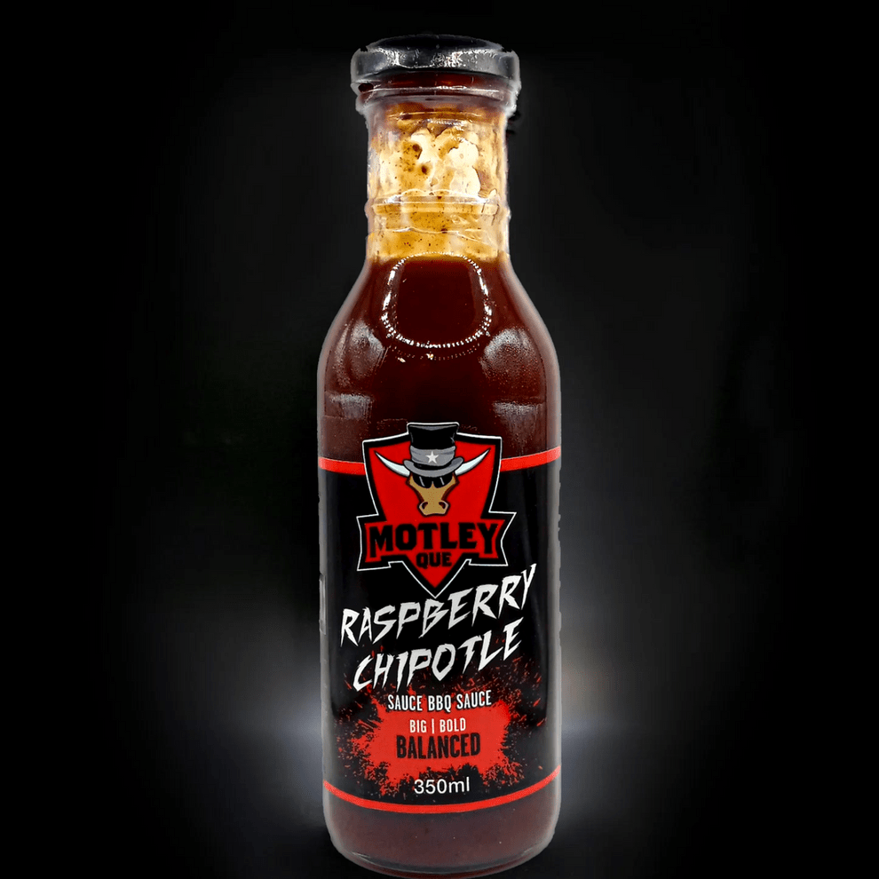 Motley Que Raspberry Chipotle BBQ Sauce