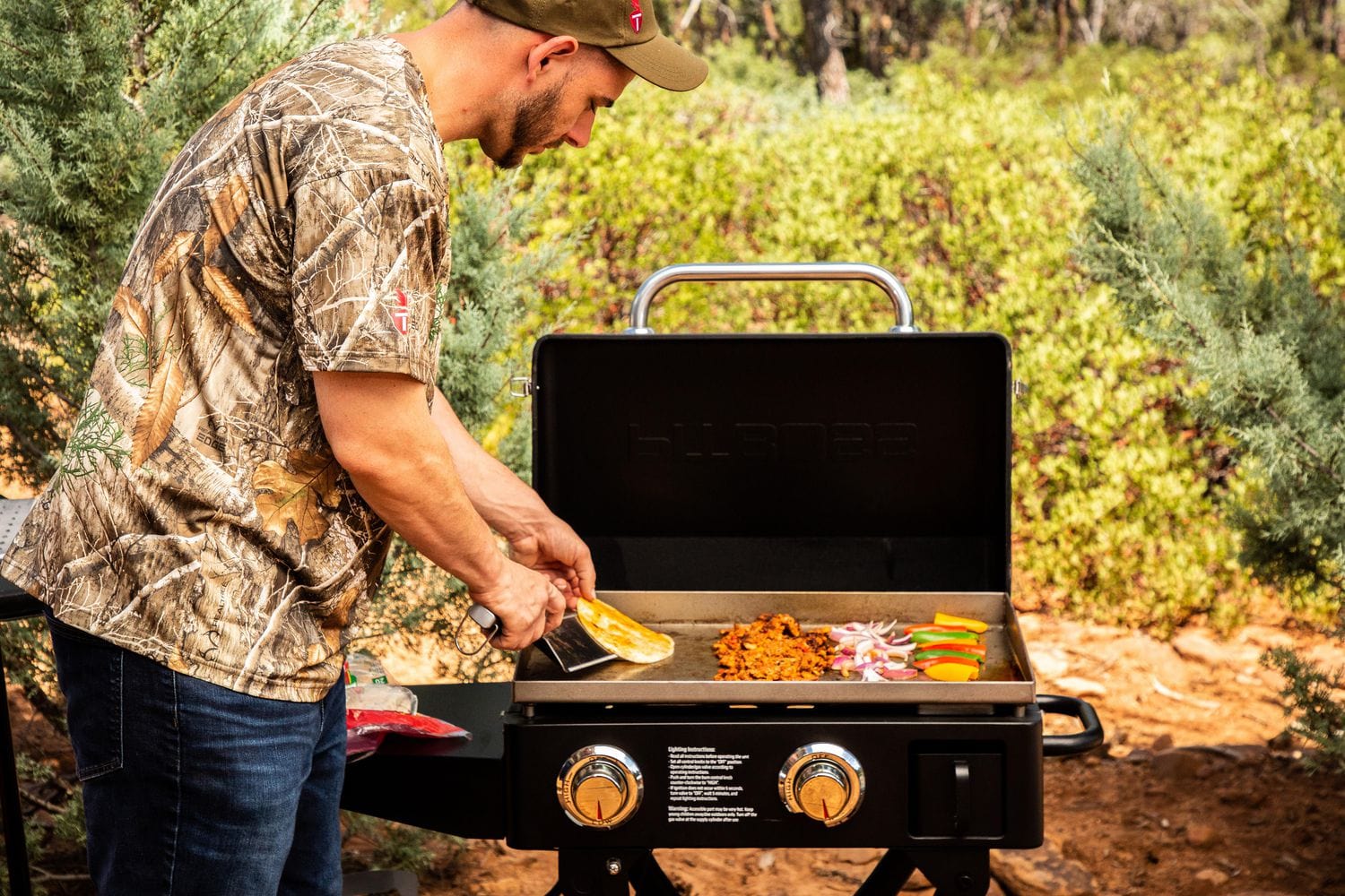 Pit Boss® Portable Tabletop 2-Burner Griddle