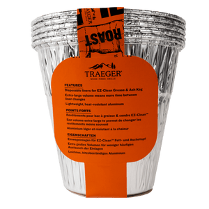Traeger EZ Clean Grease & Ash Keg Liner - 5 Pack