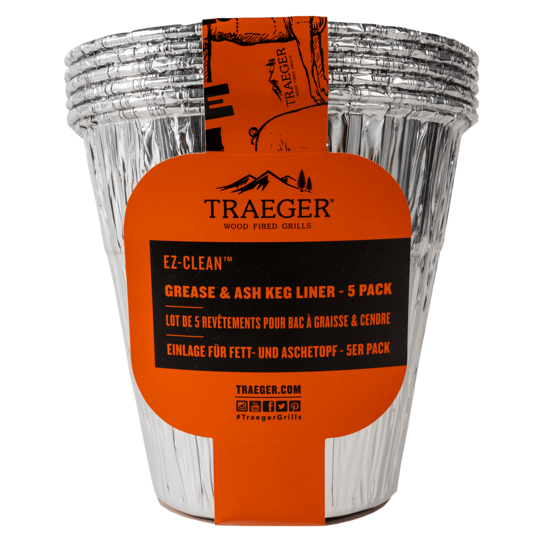 Traeger EZ Clean Grease & Ash Keg Liner - 5 Pack