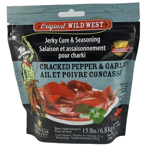 Wild West - Cracked Pepper and Garlic Jerky Cure and Seasoning